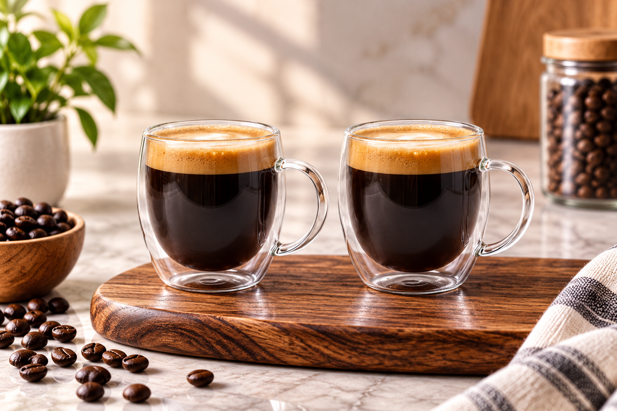 2Pcs D-Walled Mug Set