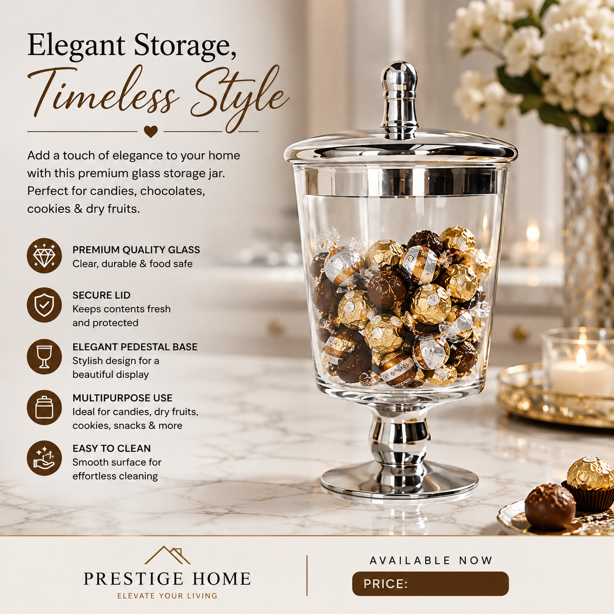 Glass Storage Jar