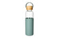 Borosilicate Bottle With Handle & Beach Wood Lid