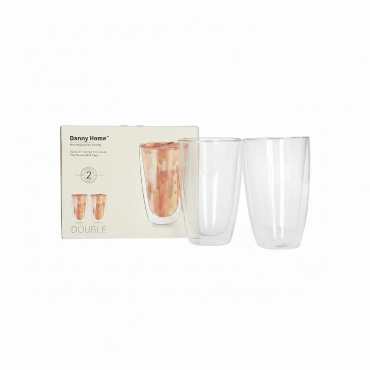 2Pcs D-Walled GlassSet