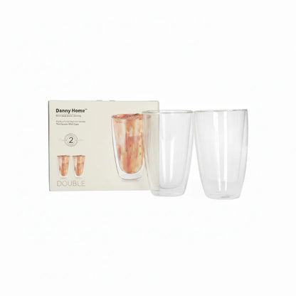 2Pcs D-Walled GlassSet
