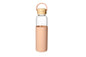 Borosilicate Bottle With Handle & Beach Wood Lid