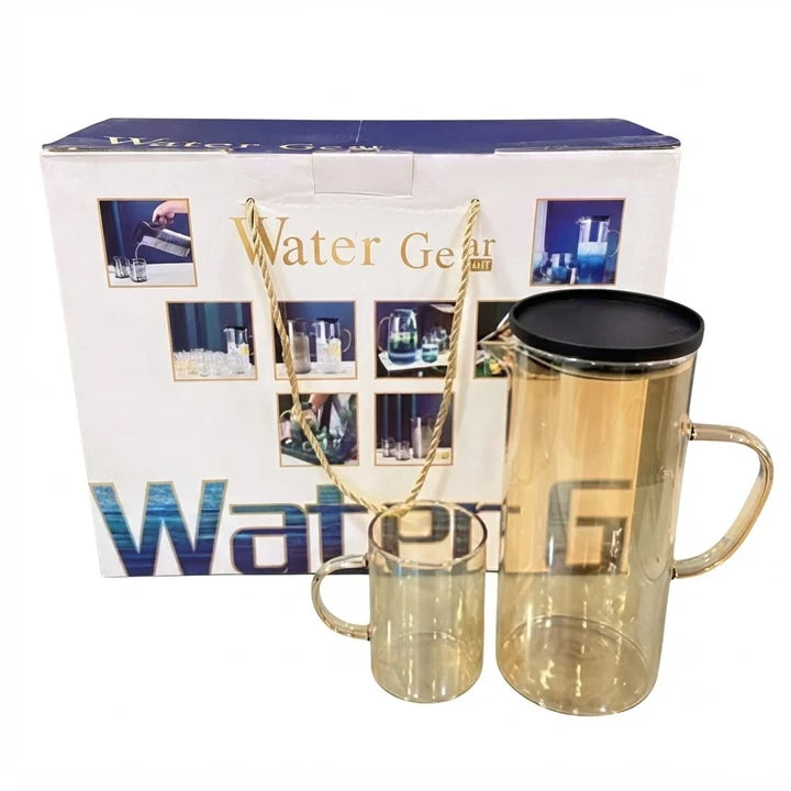 Jingzhi 7Pcs Water Set Amber 8c