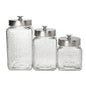 3Pcs Storage Jar Glass