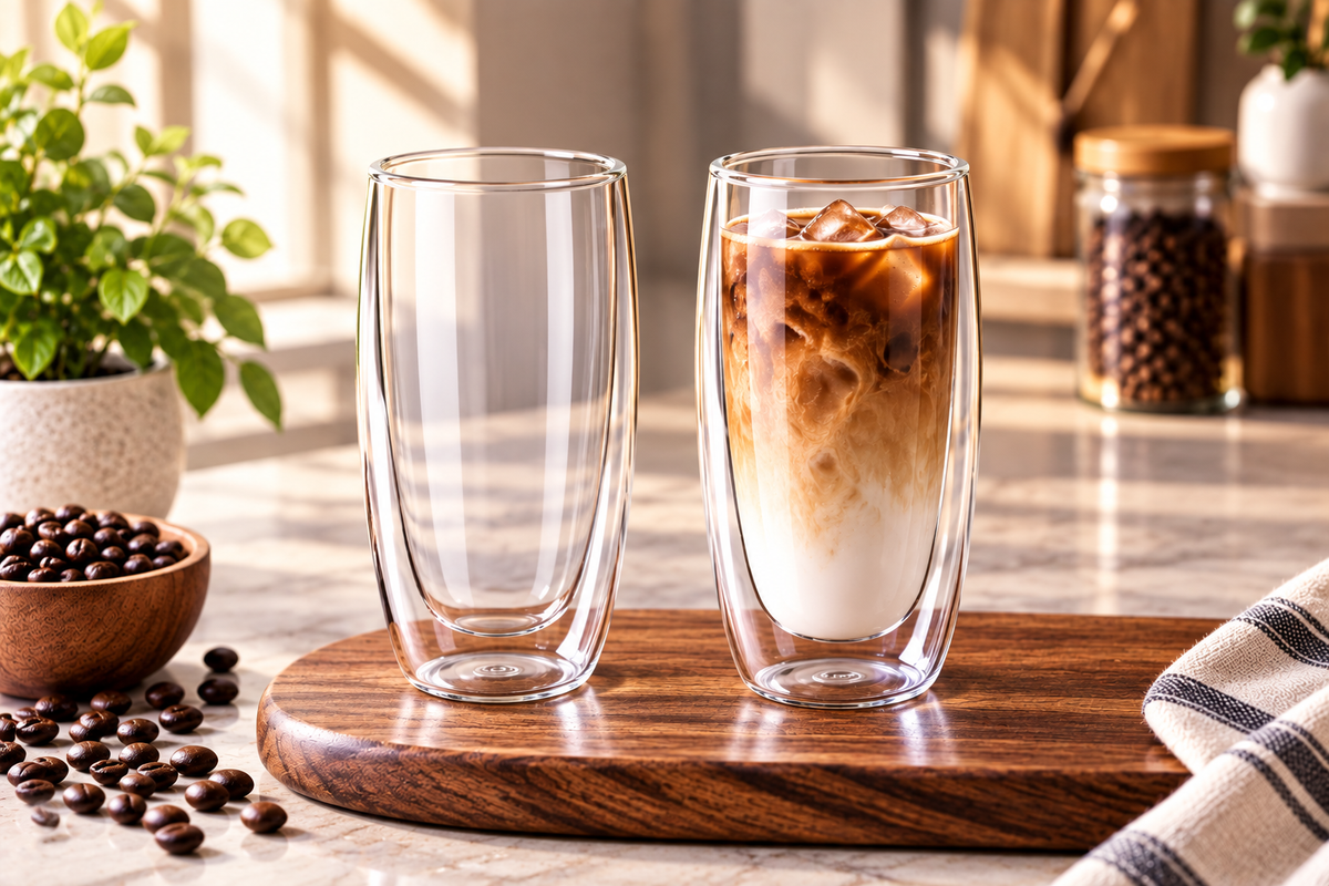 2Pcs Double-Walled GlassSet