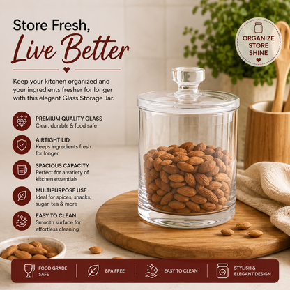 Glass Storage Jar