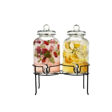 Dispencer 2Pcs Set Glass