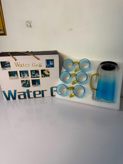 Jingzhi 7Pcs Water Set Blue