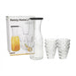 7Pcs GlassJuice Jar Set